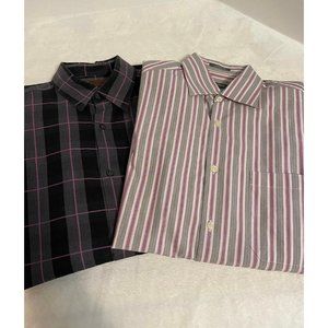 Mens Small Perry Ellis Dress Shirt Bundle